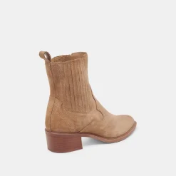BRYLEE H2O WIDE BOOTIES MUSHROOM SUEDE
