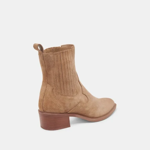 BRYLEE H2O WIDE BOOTIES MUSHROOM SUEDE