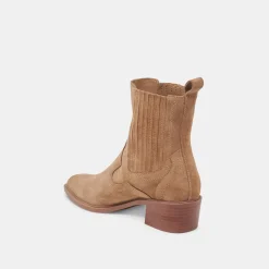 BRYLEE H2O WIDE BOOTIES MUSHROOM SUEDE