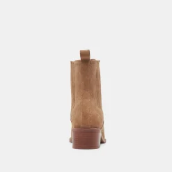 BRYLEE H2O WIDE BOOTIES MUSHROOM SUEDE