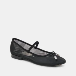 CADEL BALLET FLATS BLACK PEARLS