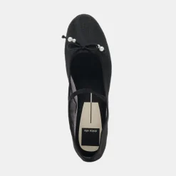 CADEL BALLET FLATS BLACK PEARLS