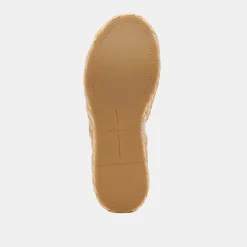 CHAVI WIDE SANDALS LT NATURAL RAFFIA