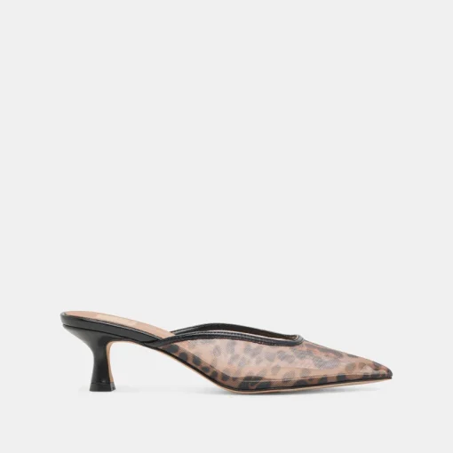 CLEO HEELS DK LEOPARD MESH