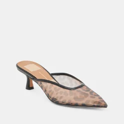 CLEO HEELS DK LEOPARD MESH