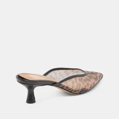 CLEO HEELS DK LEOPARD MESH