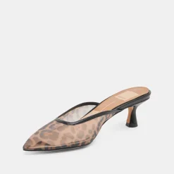 CLEO HEELS DK LEOPARD MESH