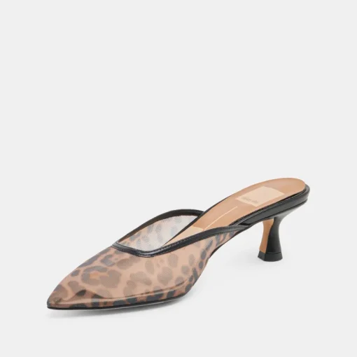 CLEO HEELS DK LEOPARD MESH