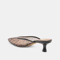 CLEO HEELS DK LEOPARD MESH