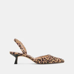 CORSA HEELS DK LEOPARD SUEDE