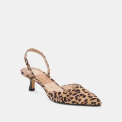 CORSA HEELS DK LEOPARD SUEDE