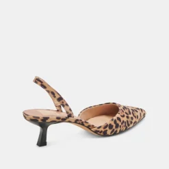 CORSA HEELS DK LEOPARD SUEDE