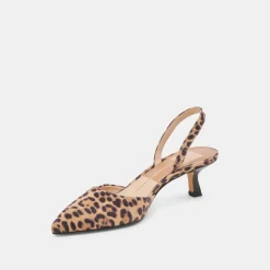 CORSA HEELS DK LEOPARD SUEDE