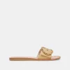 DANNA SANDALS NATURAL RAFFIA