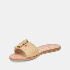 DANNA SANDALS NATURAL RAFFIA
