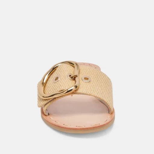 DANNA SANDALS NATURAL RAFFIA