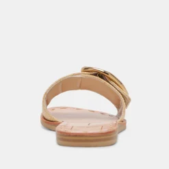 DANNA SANDALS NATURAL RAFFIA