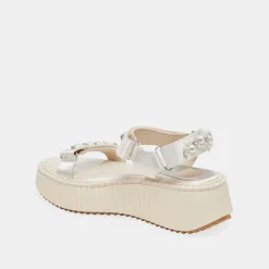 DEBRA PEARL SANDALS VANILLA PEARLS