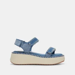 DEBRA SANDALS BLUE DENIM