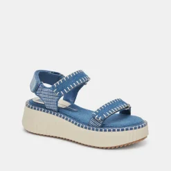 DEBRA SANDALS BLUE DENIM