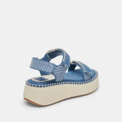 DEBRA SANDALS BLUE DENIM