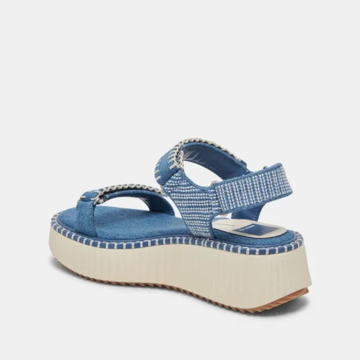 DEBRA SANDALS BLUE DENIM
