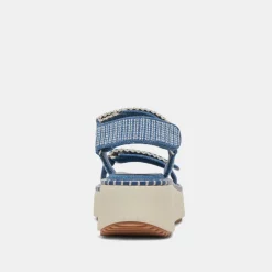 DEBRA SANDALS BLUE DENIM