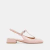 DEIDRA FLATS PINK CRINKLE PATENT LEATHER