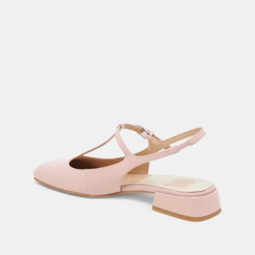 DEIDRA FLATS PINK CRINKLE PATENT LEATHER
