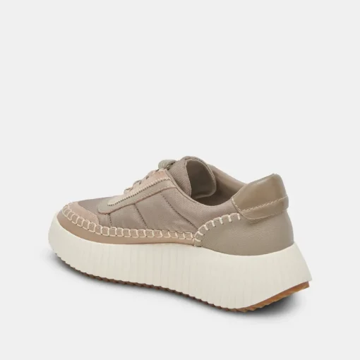 DOLEN NYLON SNEAKERS DK TAUPE NYLON