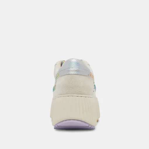 DOLEN PRIDE SNEAKERS WHITE MULTI LEATHER