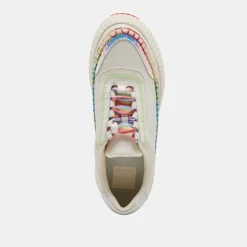 DOLEN PRIDE SNEAKERS WHITE MULTI LEATHER