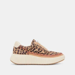 DOLEN SNEAKERS LEOPARD SUEDE