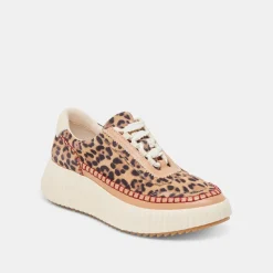 DOLEN SNEAKERS LEOPARD SUEDE