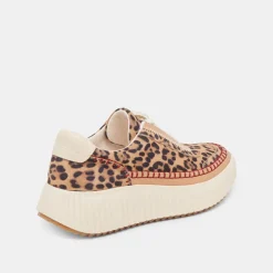 DOLEN SNEAKERS LEOPARD SUEDE