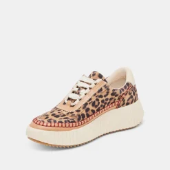 DOLEN SNEAKERS LEOPARD SUEDE