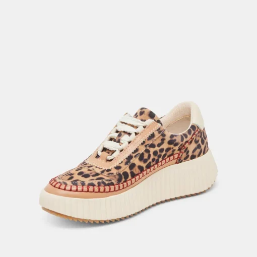DOLEN SNEAKERS LEOPARD SUEDE