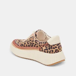 DOLEN SNEAKERS LEOPARD SUEDE