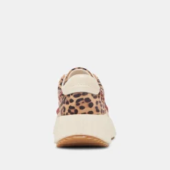 DOLEN SNEAKERS LEOPARD SUEDE