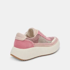 DOLEN SNEAKERS PINK MULTI WOVEN