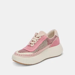 DOLEN SNEAKERS PINK MULTI WOVEN