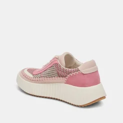 DOLEN SNEAKERS PINK MULTI WOVEN