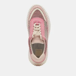 DOLEN SNEAKERS PINK MULTI WOVEN