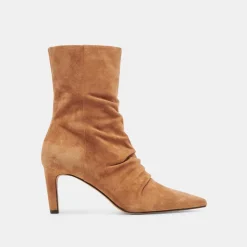 FERNLY WIDE CALF BOOTS PECAN SUEDE