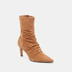 FERNLY WIDE CALF BOOTS PECAN SUEDE