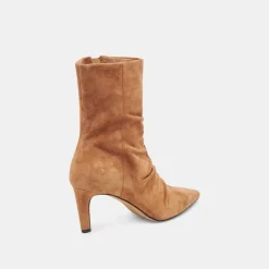 FERNLY WIDE CALF BOOTS PECAN SUEDE