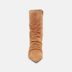 FERNLY WIDE CALF BOOTS PECAN SUEDE