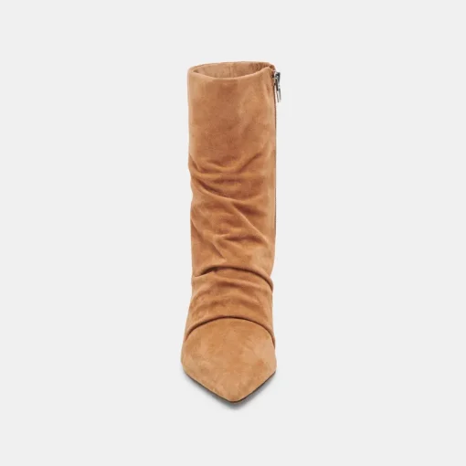 FERNLY WIDE CALF BOOTS PECAN SUEDE