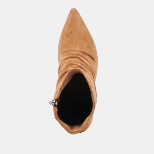FERNLY WIDE CALF BOOTS PECAN SUEDE