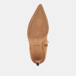 FERNLY WIDE CALF BOOTS PECAN SUEDE